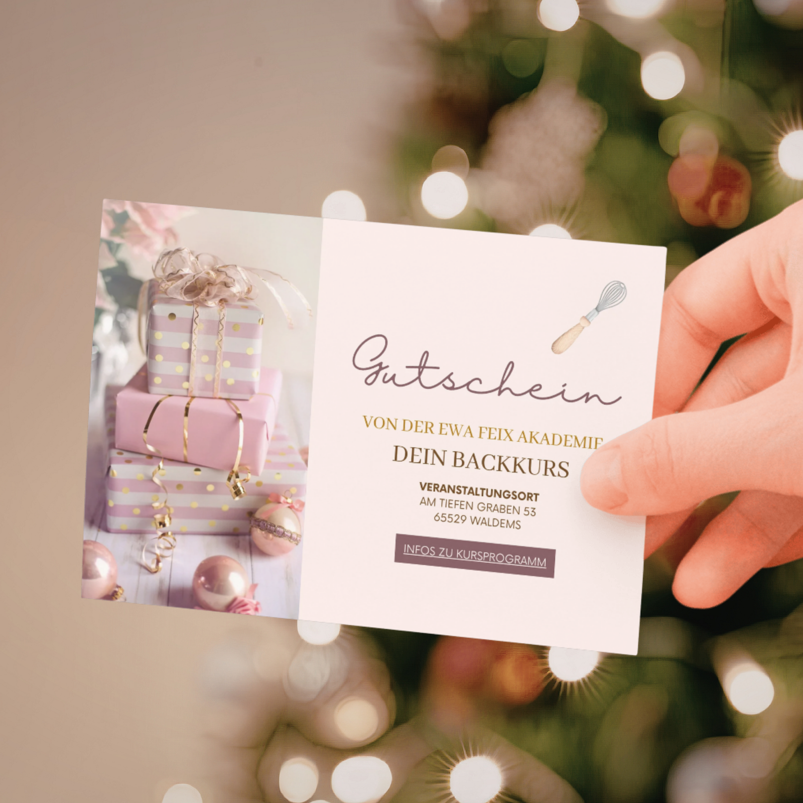 Die beste Weihnachtsgeschenke: Backkurs-Gutscheine bei Frankfurt