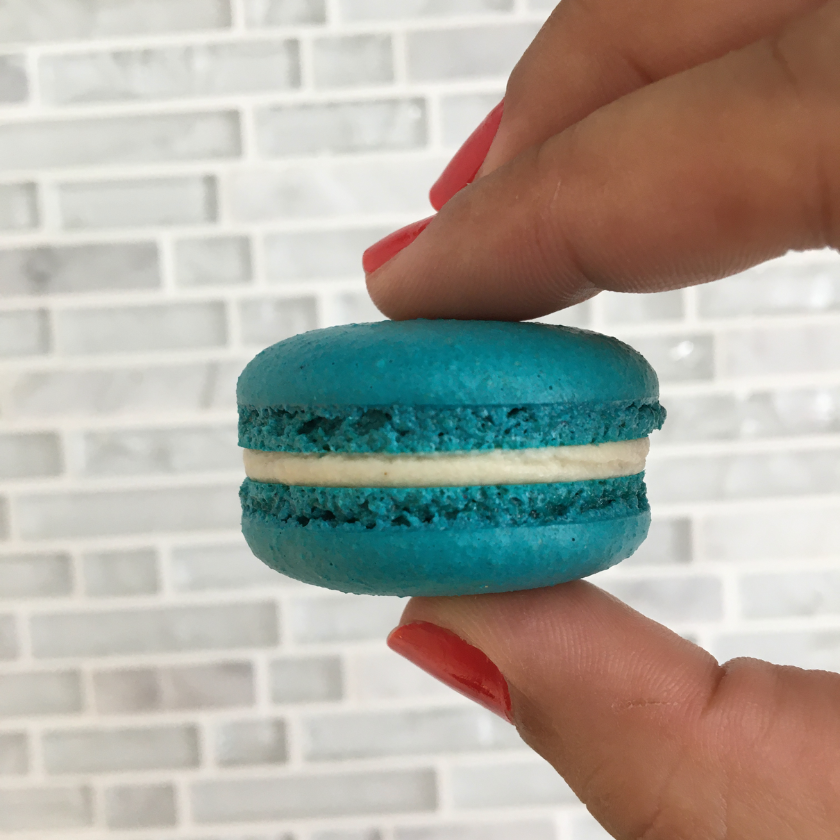 Live baking event with macarons