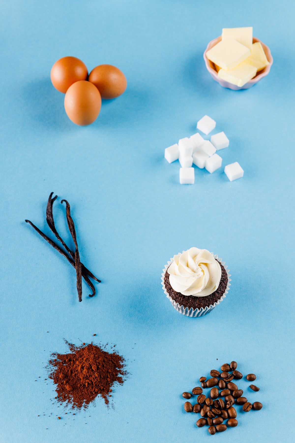 Belgische Schokoladen-Cupcakes mit Schokoladenbuttercreme