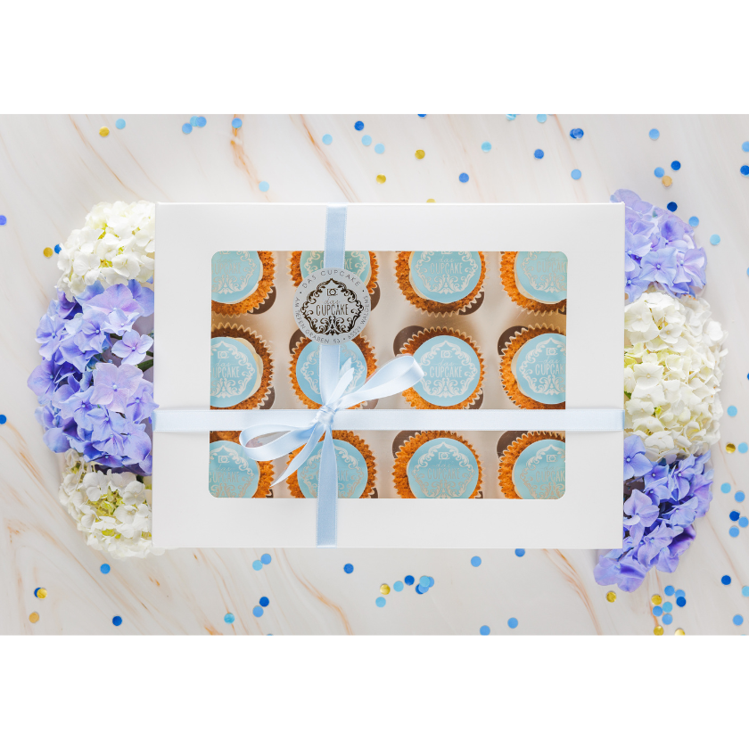 Cupcakes mit Firmenlogo