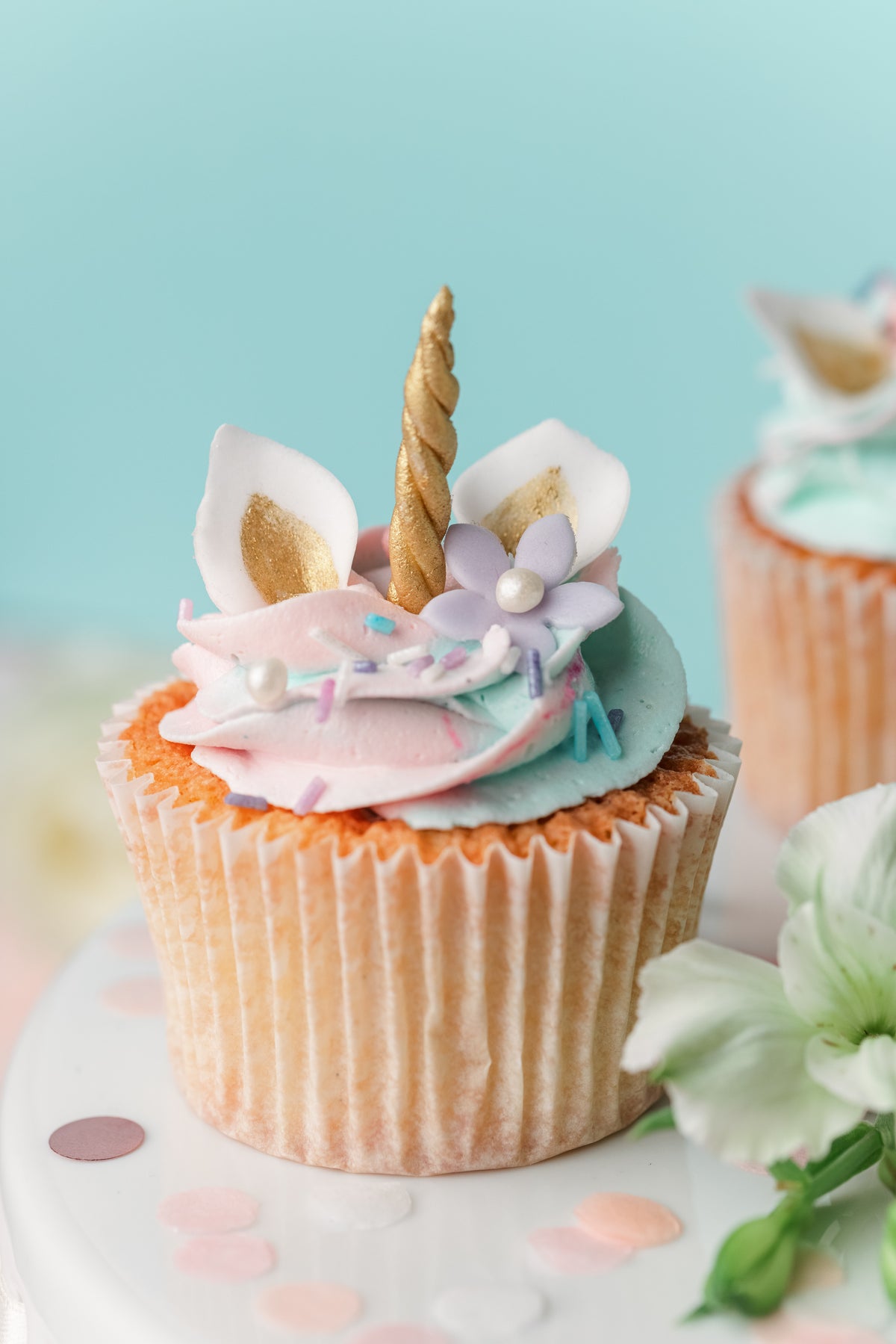 Individually designed cupcake