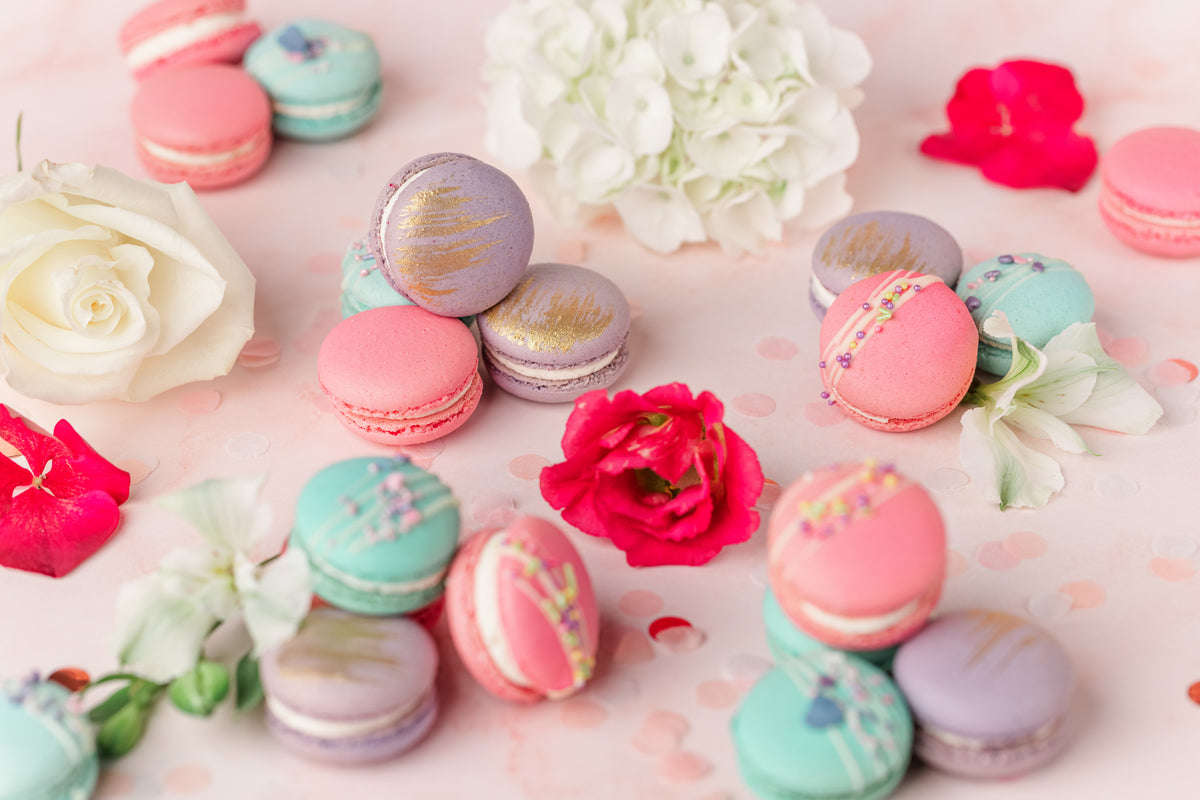 Live baking event with macarons