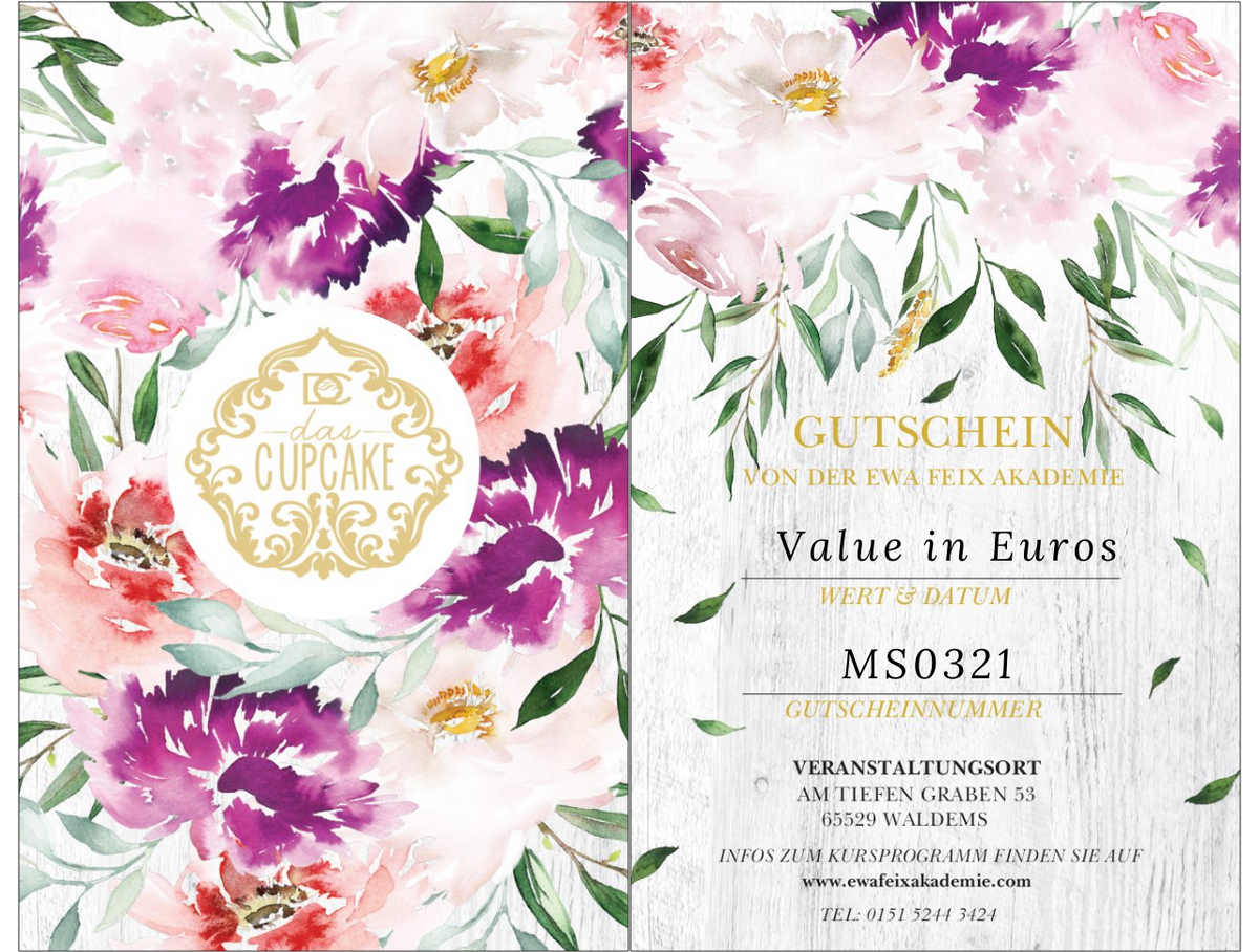 Geschenkgutschein von Ewa Feix Akademie