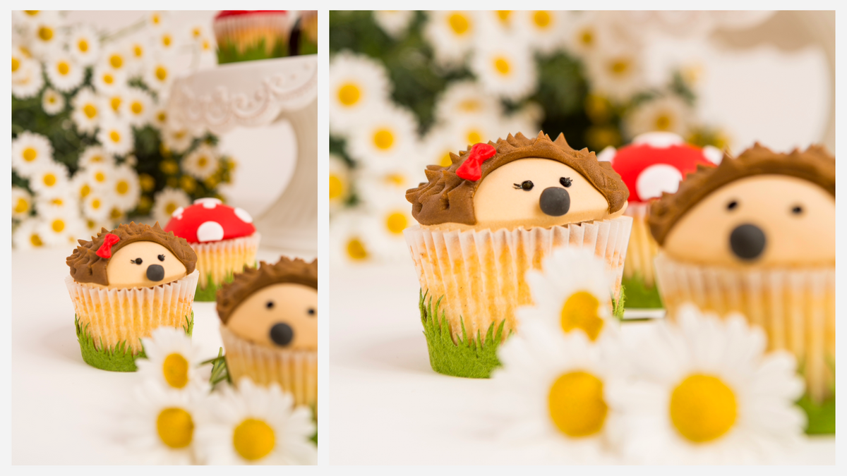 Individually designed cupcake