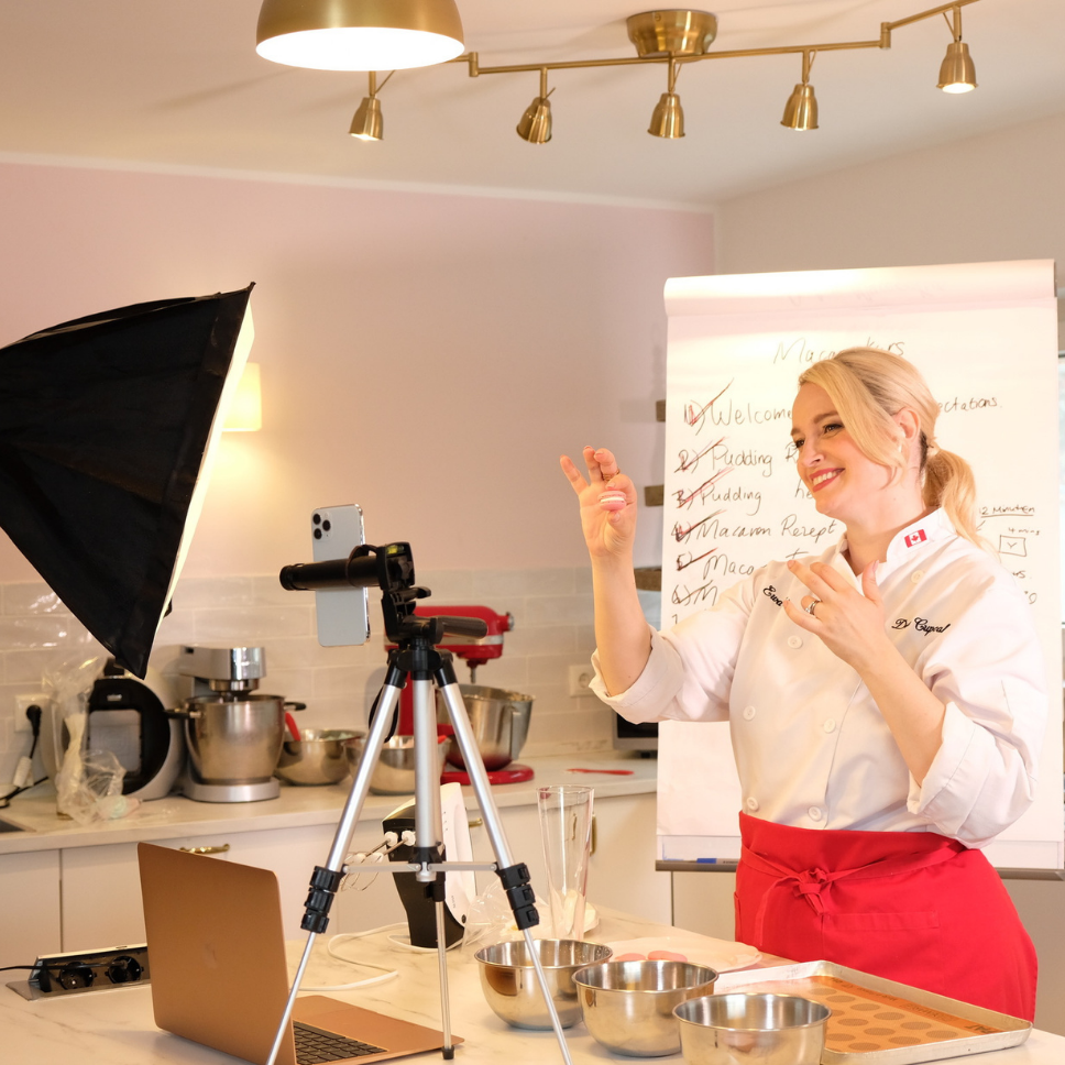 Virtual Secret of the Macarons Course (with home baking kit)